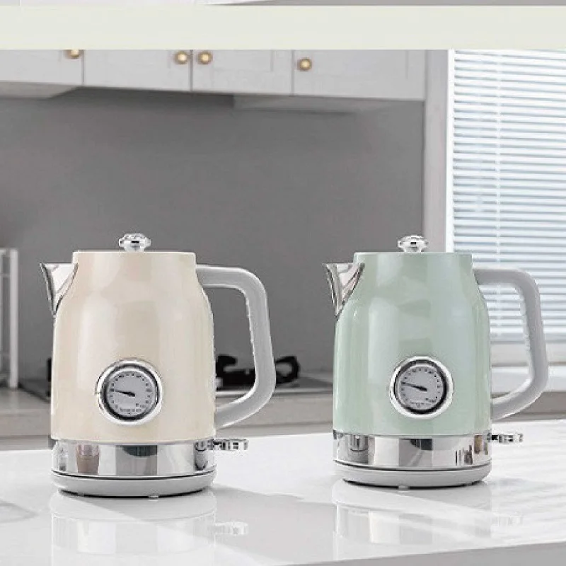 1700 مللي غلاية كهربائية منزلية 1800 واط غلاية سريعة 304 الفولاذ المقاوم للصدأ إبريق الشاي الكهربائي الدفء غلاية السيارات انقطاع التيار الكهربائي أدوات المطبخ