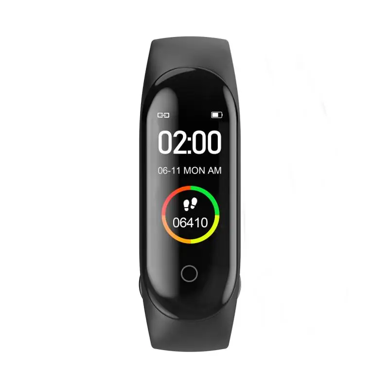 Montre connectée M4, Bluetooth, moniteur d'activité physique, de fréquence cardiaque, de pression artérielle, livraison directe