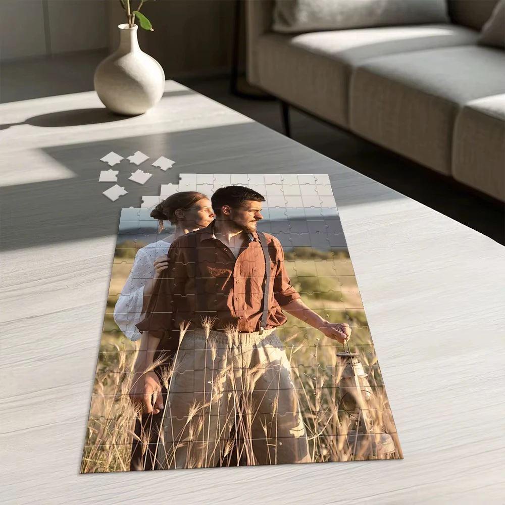 

Custom Photo Puzzle Maker,Personalized Picture Jigsaw for Couples/Family,DIY Gift Idea, custom portrait jigsaw,anniversary gift