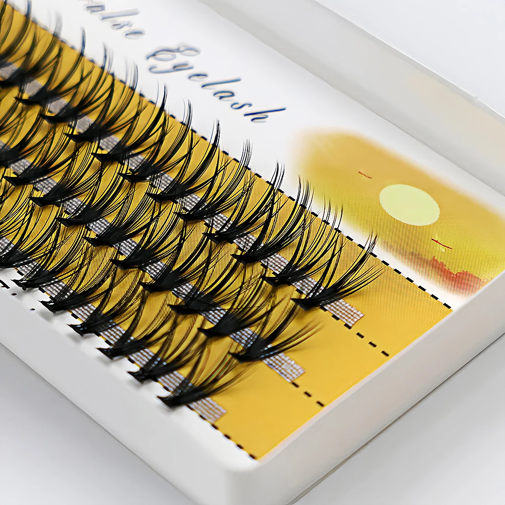 20D/30D Individual Eyelash Cluster 60 bundles/box eyelash extensions Natural Mink Eyelashes Makeup tools Lashes wholesale