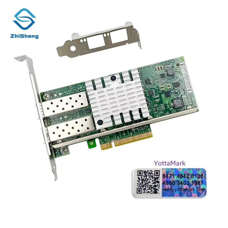 محول إيثرنت ثنائي المنفذ Intel X520-DA2 E10G42BTDA 10 جيجا بايت أصلي #1