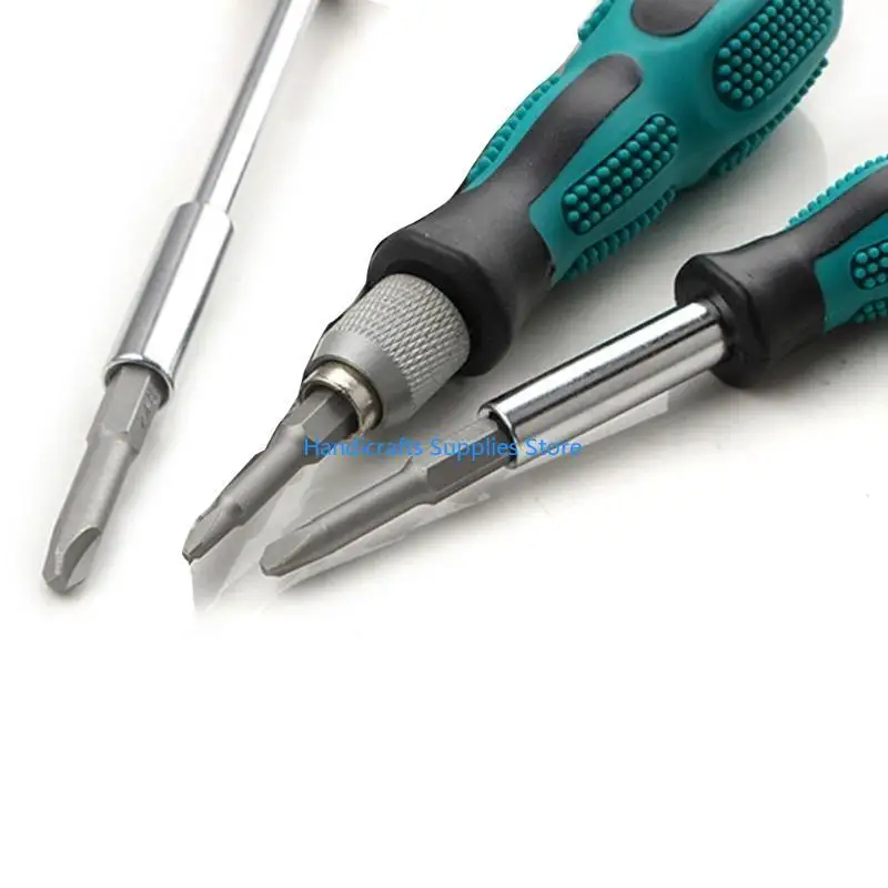 R1WA 3 ชิ้น 1/4inch ไขควง Handder Bit Handle ที่จับเพื่อประสิทธิภาพด้วยการเปลี่ยนแปลงอย่างรวดเร็วและคุณสมบัติแม่เหล็ก
