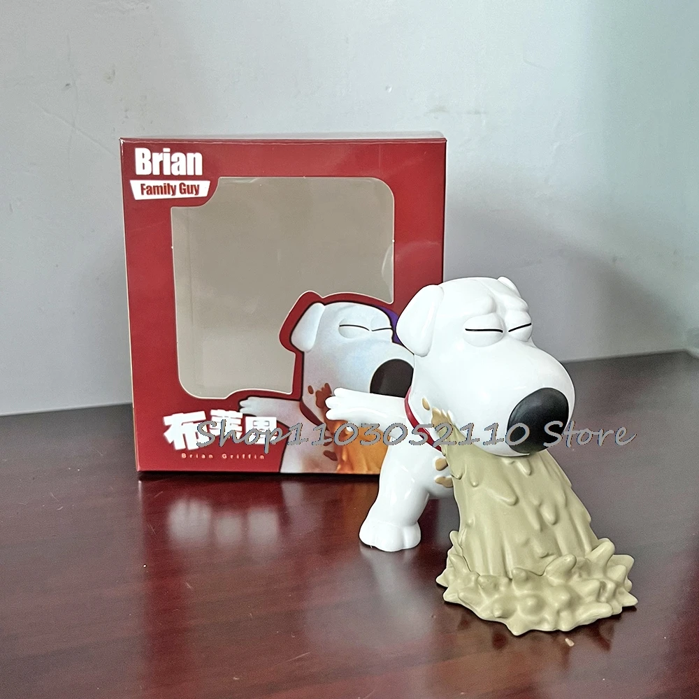 Figura de acción de chico familiar Puking Brian Stewie Griffin, personaje de Anime, modelo de juguete, muñeca coleccionable, regalos de navidad de PVC
