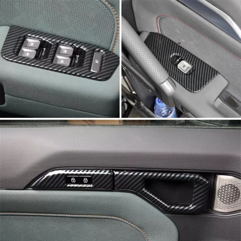

LHD Interior Mouldings For Chery Jetour Traveler 2023 2024 2025 Door Armrest Window Switch Control Protection Panel Cover Trim