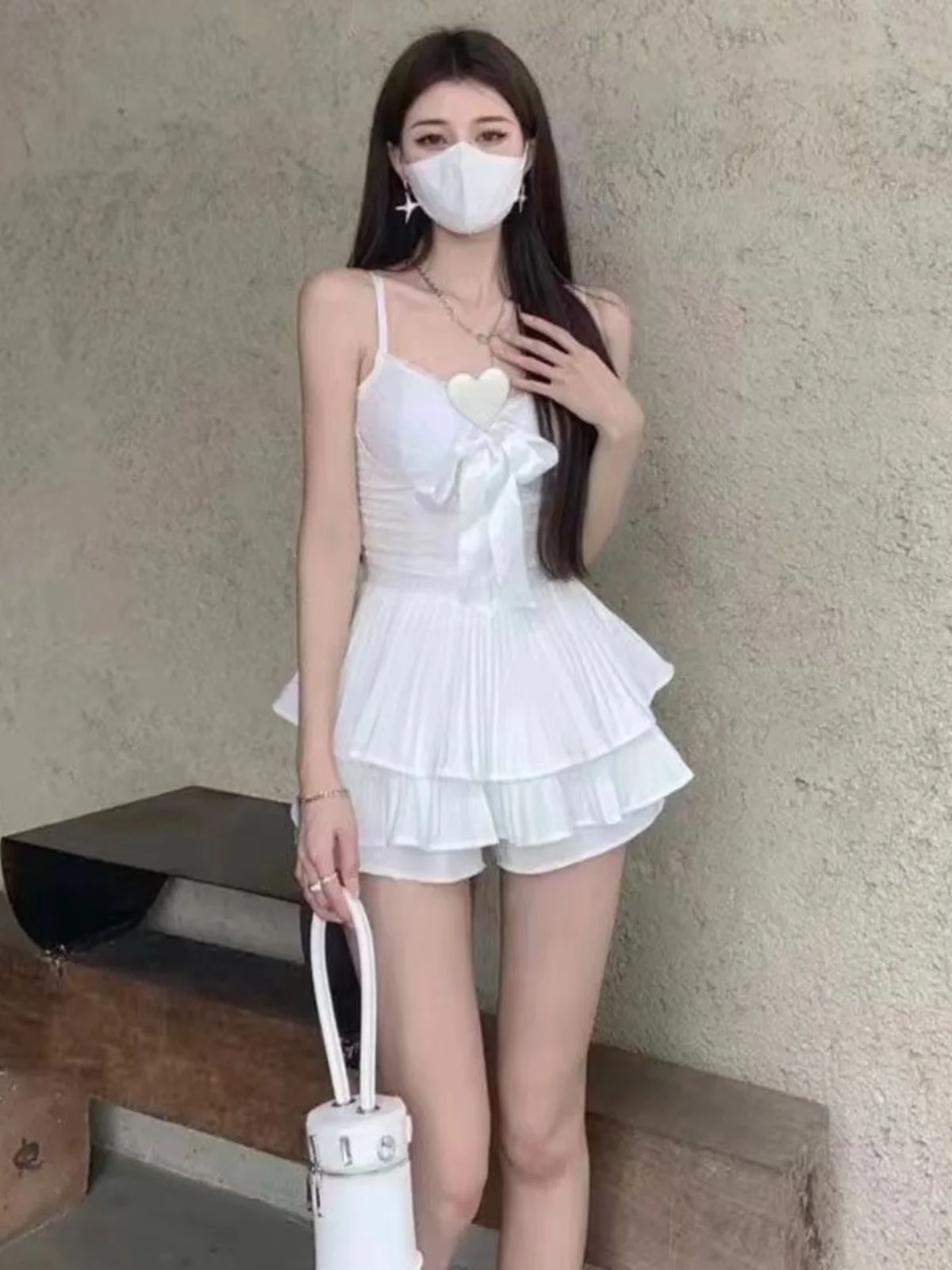 plus Size Cake Skirt Pleated A-Line Short Puffy Pants Half-length High-waisted Sexy Style Baking Gown for Heavy Women