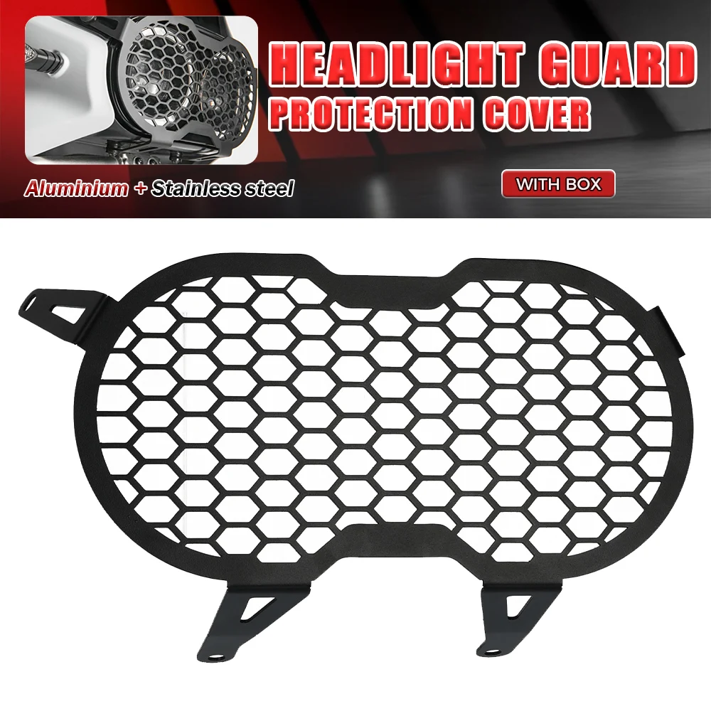 

For Ducati DesertX Accessories Motorcycle Headlight Headlamp Grille Shield Guard Cover Protector Desert X 2022 2023 2024