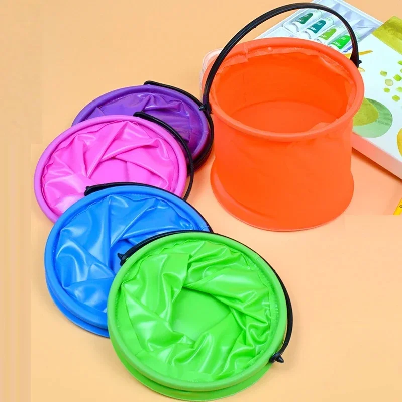 Folding Fishing Bucket Live Fish Box Outdoor Car Wash Bathroom Kitchen Fishing Bait Bucket Folding Bucket Fishing Kit view 3