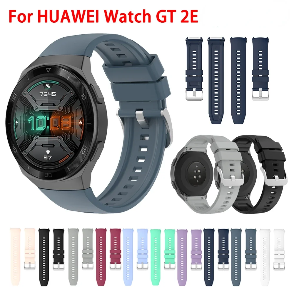 Sport Strap For HUAWEI Watch GT 2E Smart Watch Replacement Silicone Bracelet  for huawei gt 2e gt2e GT2e Band correa