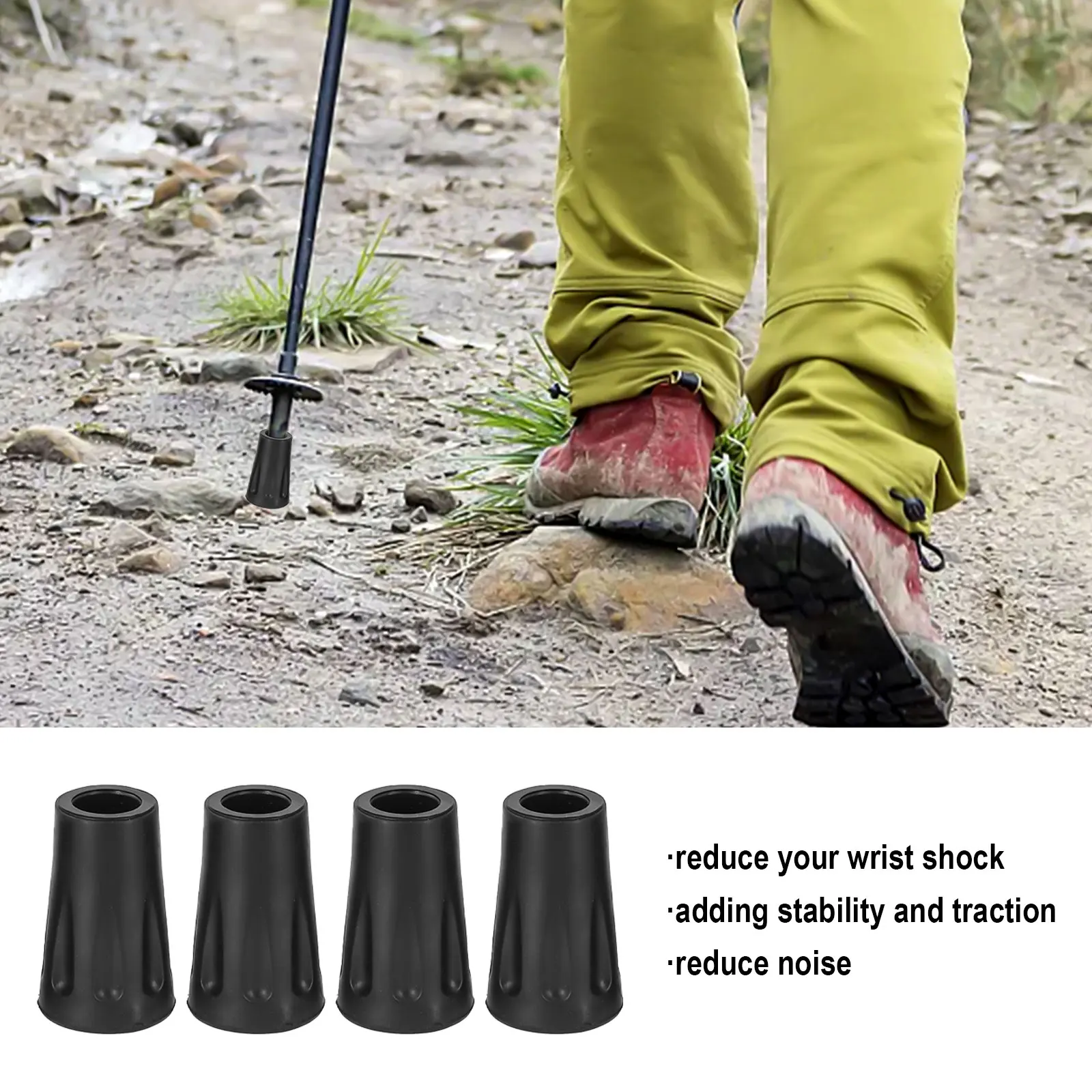 Newest Practical Protable Reliable Useful Duable Hot Sale Trekking Pole Tip Set Reinforced Tip Trekking Walking Cap End