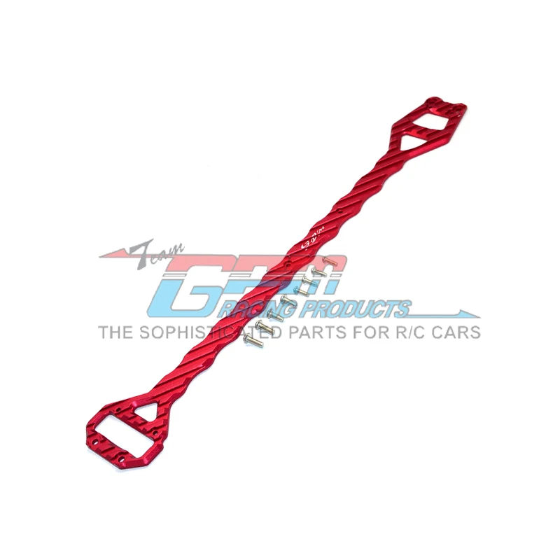 GPM para 1/7 XO-1 64077-3 accesorios de actualización de coche deportivo plano Metal aluminio 5MM de espesor Placa de segundo piso chasis brace 6421