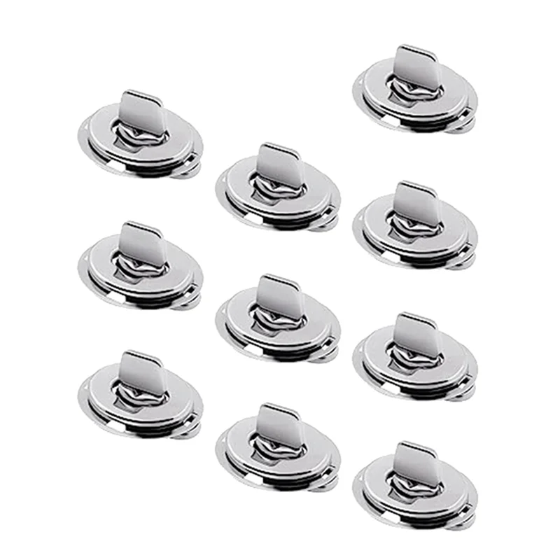 75STO-Twist Lock Common Sense Fastener, Metal Turn Buttons For Boats, Sailboats, Rvs, Dinghies And Caravans (60PC)