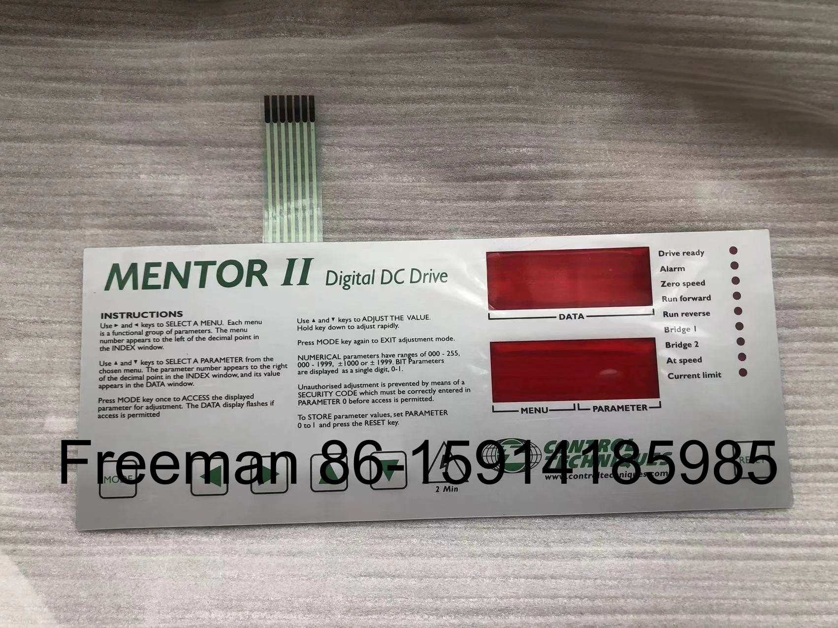 New Replacement Touch Membrane Keypad For Emerson M210RGB14