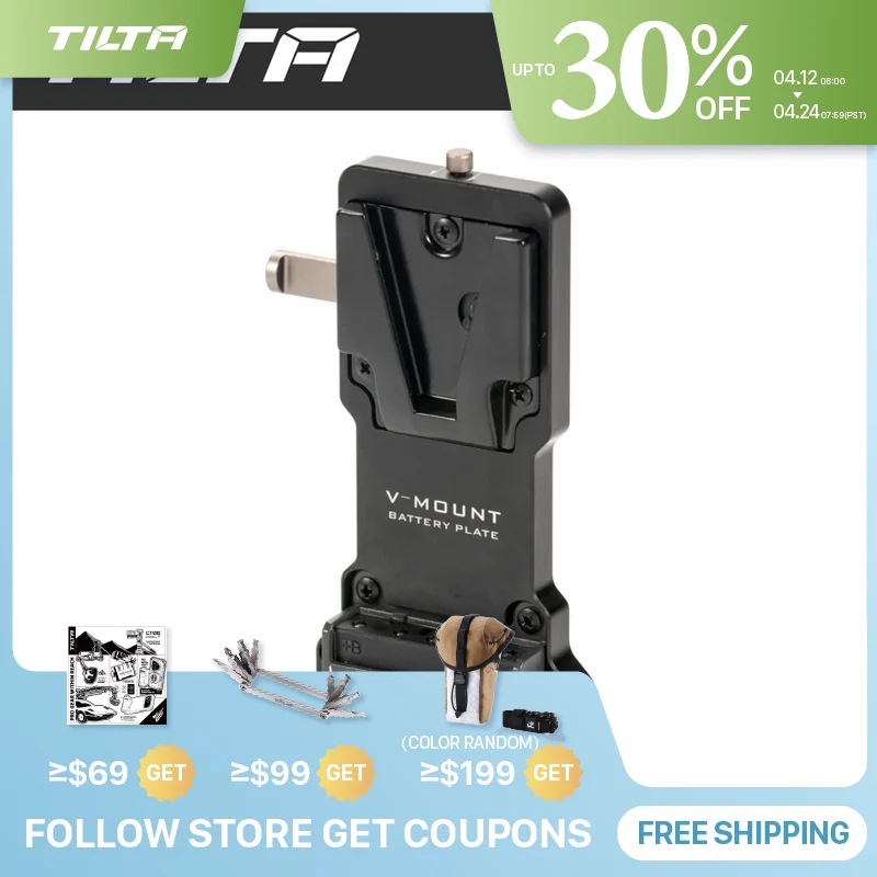 

Аккумуляторная пластина TILTA TGA-PPP-V для DJI RS 2/RS 2 Pro/RS 3/RS 3 Pro/RS 4 Pro/RS 4 RS5 с функцией Power Pass-through - V-Mount