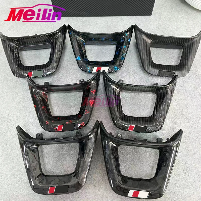 

Подходит для модели Audi Q3 Q3L Q5 Q5L Q7 Q8, спортивный руль с плоским дном, углеродное волокно, индивидуальная накладка на шесть часов