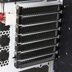 5Pcs PCI Slot Cover Dust Filter Blanking Board Cooling Fan Dust Filter Ventilation PC Computer Case Accessories