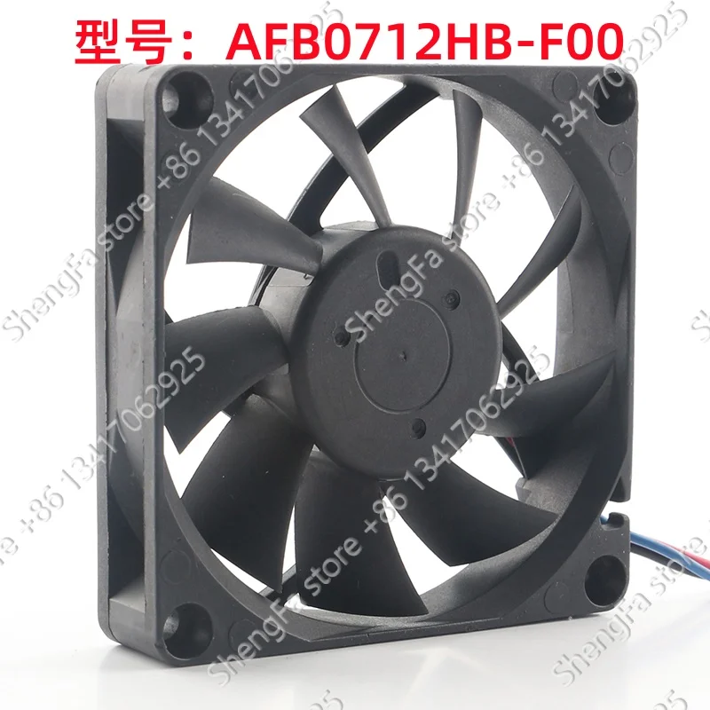 New Delta DC 12V 0.33A 7015 70X70X15MM 7CM Chassis Double Ball Computer High Air Capacity AFB0712HB-F00 Cooling Fan