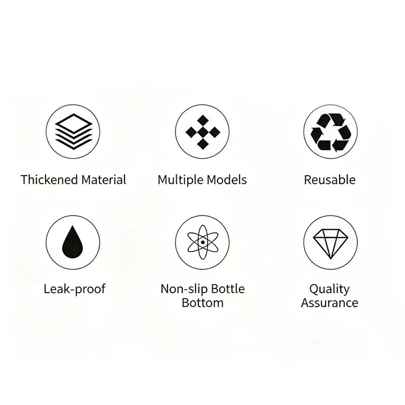 Empty Transparent Plastic Bottle 5ml 10ml 20ml 50ml 100ml 250ml 500ml with Aluminum Lid for Bath Essential Oil Use