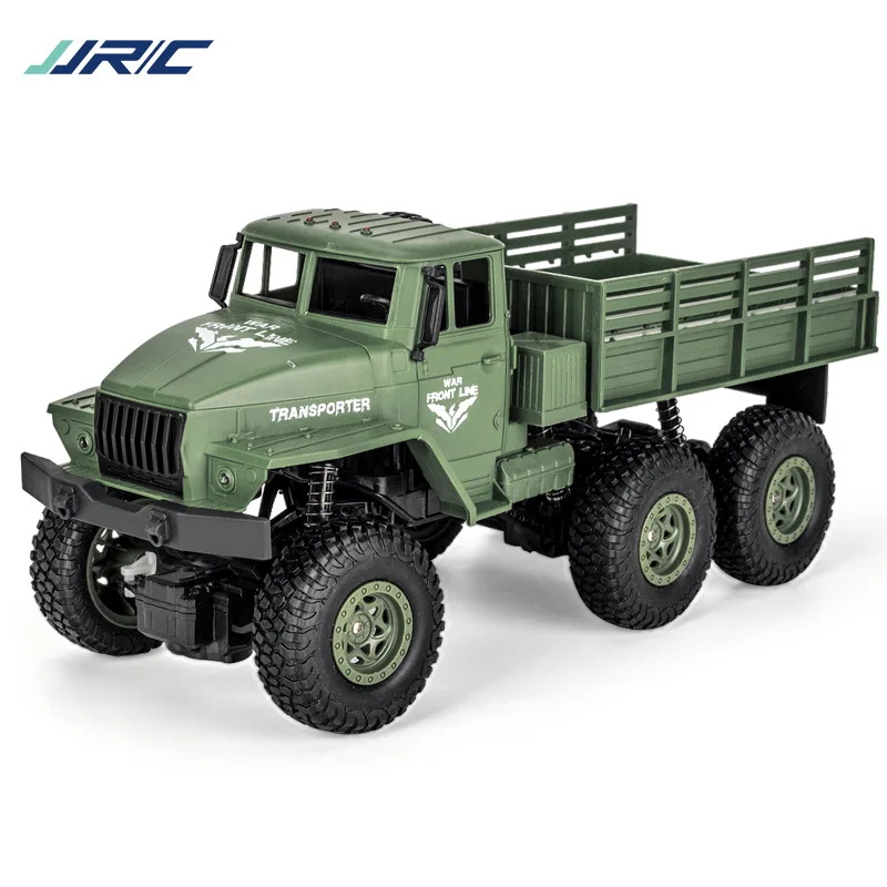 1:18 ワイヤレス 2.4g 六輪リモコン RC 軍用トラック オフロード クライミングカー シミュレーションカーモデル 在庫あり