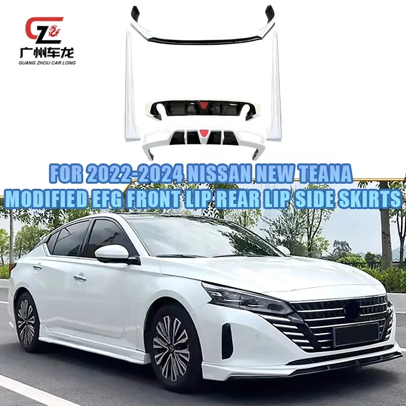 For Nissan New Teana ALTIMA 2022-2024 Hatchback ABS Material Full Set Sports Style Car Body Kits Front Rear Diffuser Lip