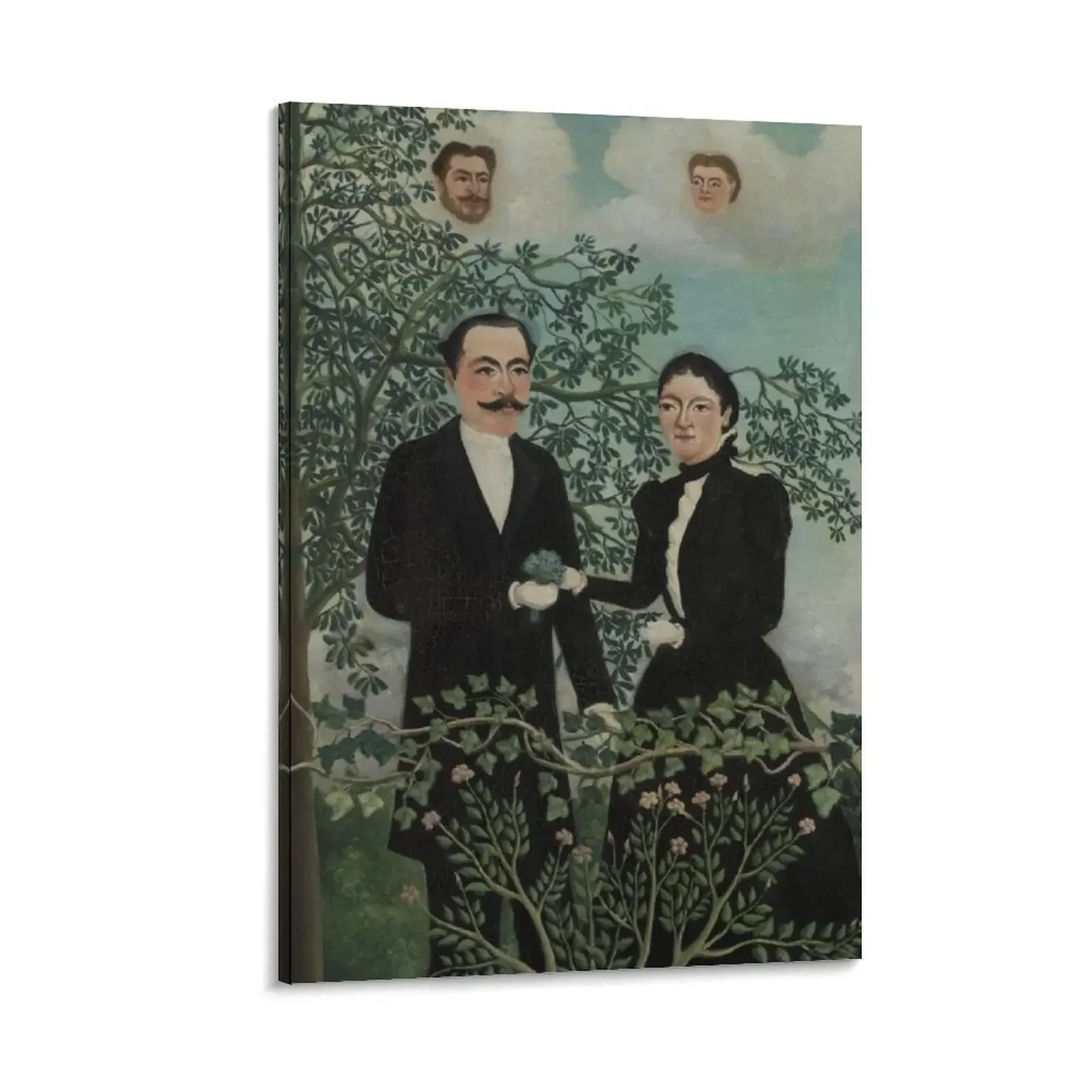 

Henri Rousseau. The Past and the Present, or Philosophical Thought, 1899. Canvas Painting home decoration accessories home decor