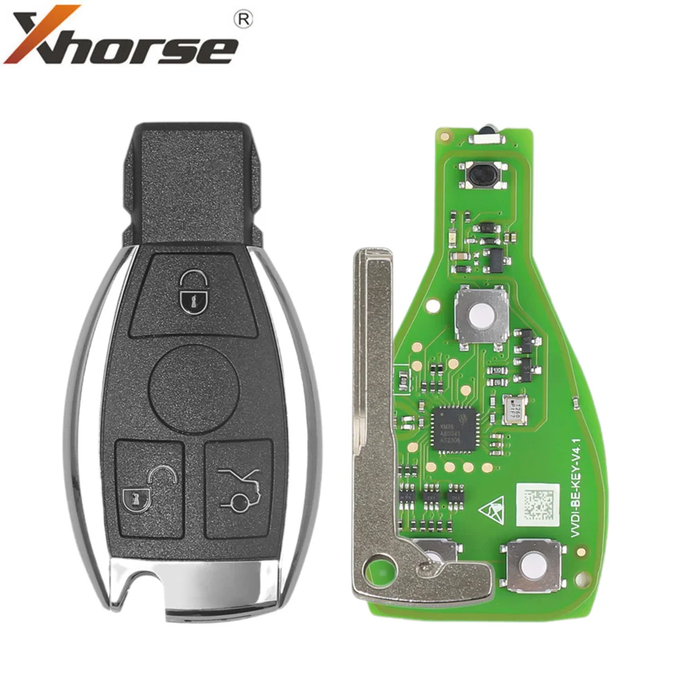 Xhorse VVDI BE Key Pro Versione migliorata e guscio Smart Key a 3 pulsanti per Benz