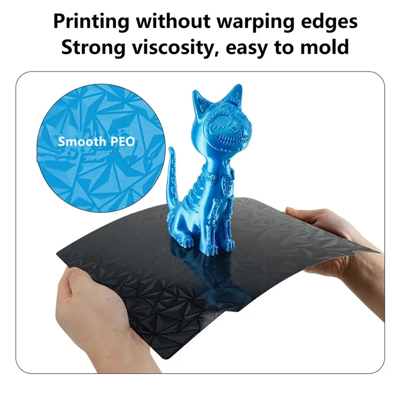 ENERGETIC New Flying Bear Ghost5 Build Surface 275x215mm Smooth PEO/PET/PEY Magnetic Build Plate For 3D Heat Bed