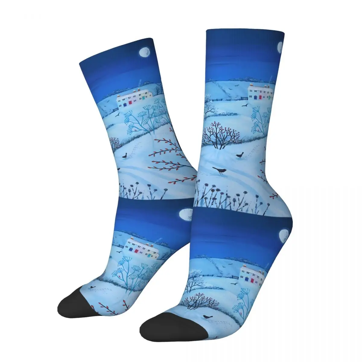 One Snowy Night Sock Printed Man Polyester