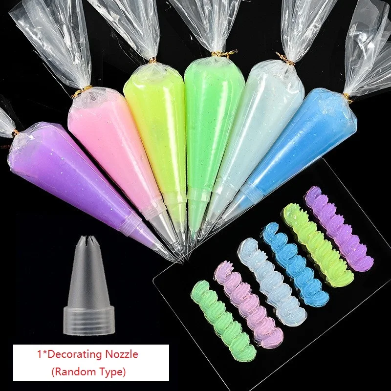 50g Glitter Cream Glue Crystal Clear Jelly Glue for DIY Mobile Phone Shell Decor Material Accessories DIY Hairpin Stationery Box