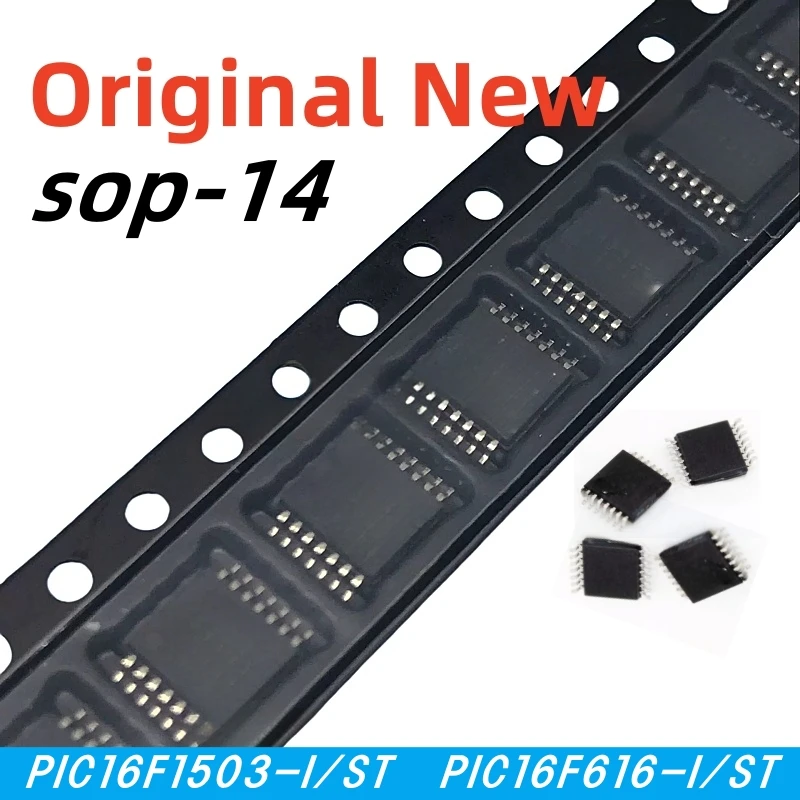 10pcs 100% New PIC16F1503-I/ST PIC16F616-I/ST F1503IST 16F616 sop-14 Chipset