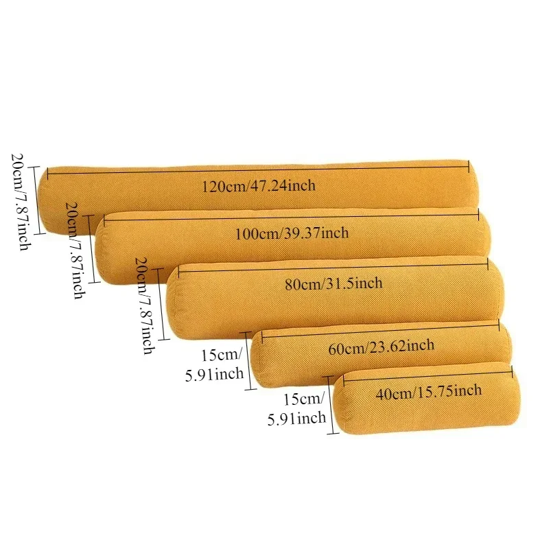 2025 New Multi-functional Latex Cylindrical Pillow Traction Reverse Bow Straightening Sleep Cervical Natural Neck Pillow Adult