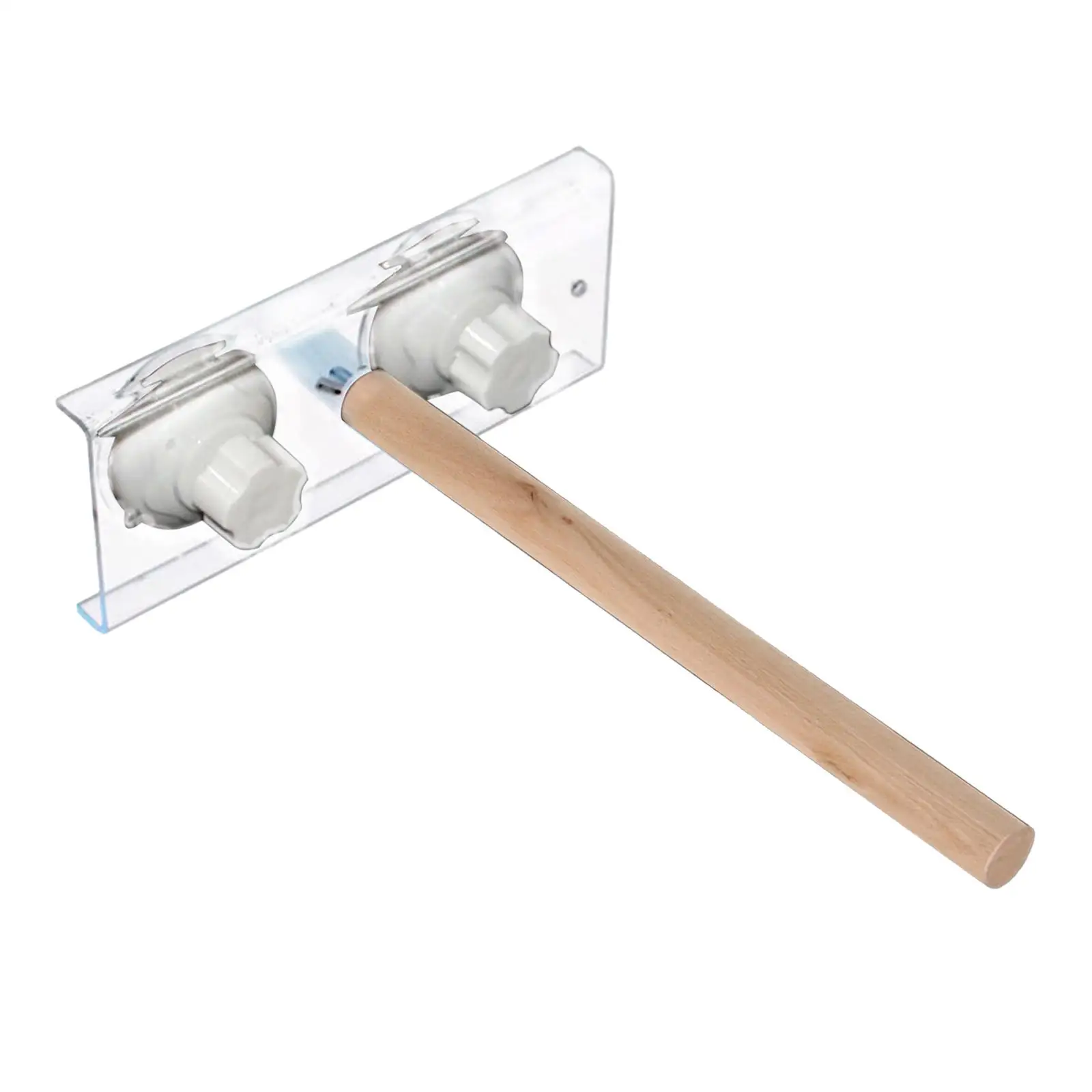 Bird Perch with Suction Cup Macaw Chewing Toys Exercise Toys Cage Accessories Jungle Gym Swing Training Parrot Play Wood Stand