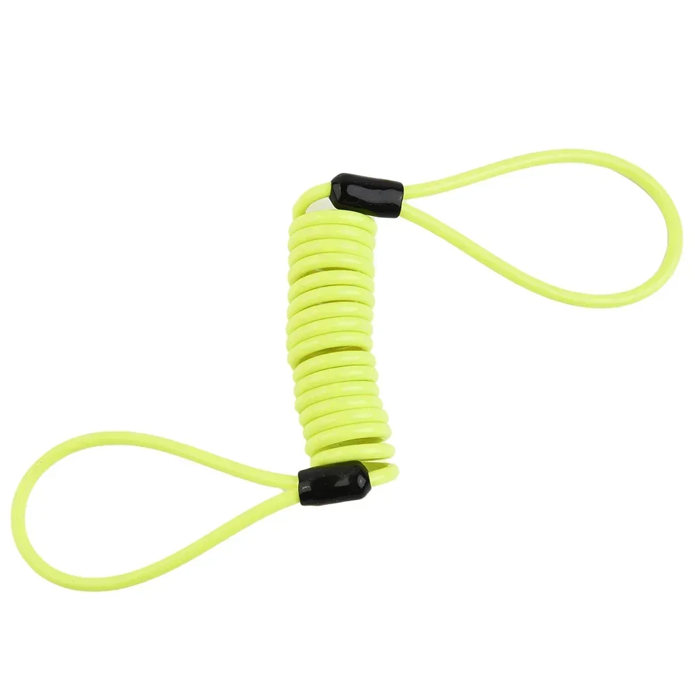 Disc Lock Reminder Cable Anti Thief Minder Disk Cable Coil Motorcycle Motorbike Scooter Security Brake Alarm Lock Reminder Cable