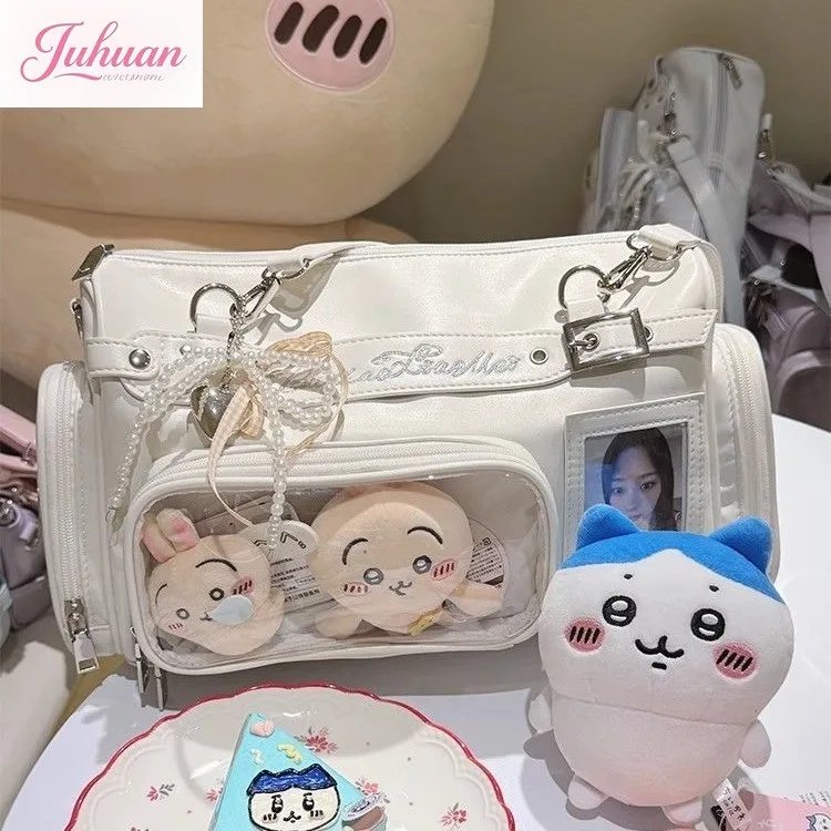 اليابانية الأصلية LtaBag حمل حقيبة المرأة تنوعا الغذاء الصغيرة سعة كبيرة شفافة بوسطن حقيبة كتف محمولة الإناث