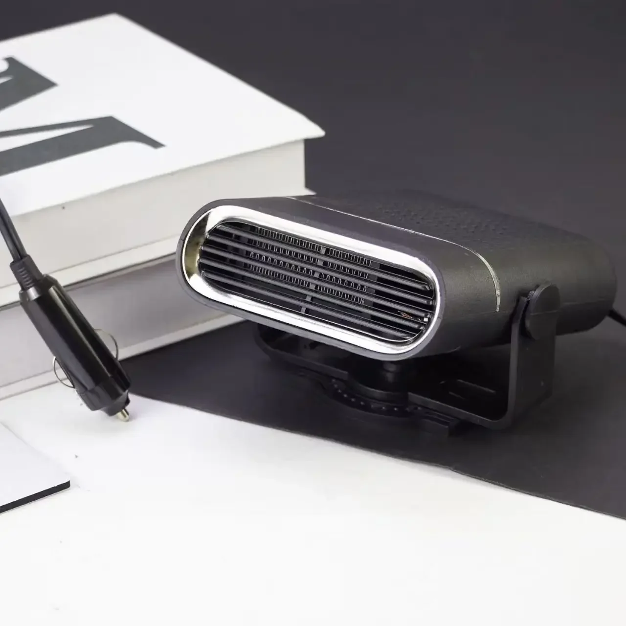 Car Heater Defroster Defogger 12V/24V Universal for Cars & Trucks 2-in-1 Cooling & Heating Quiet Operation Adjustable Angle