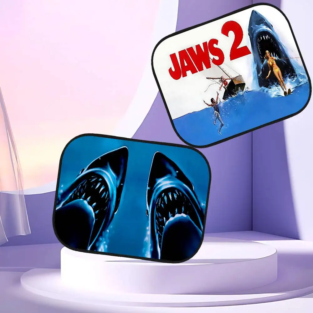 

Movie J-Jaws Car Sun Shade UV Electrostatic Adsorption Car Window Sunshade Universal Auto Outdoor Sunscreen