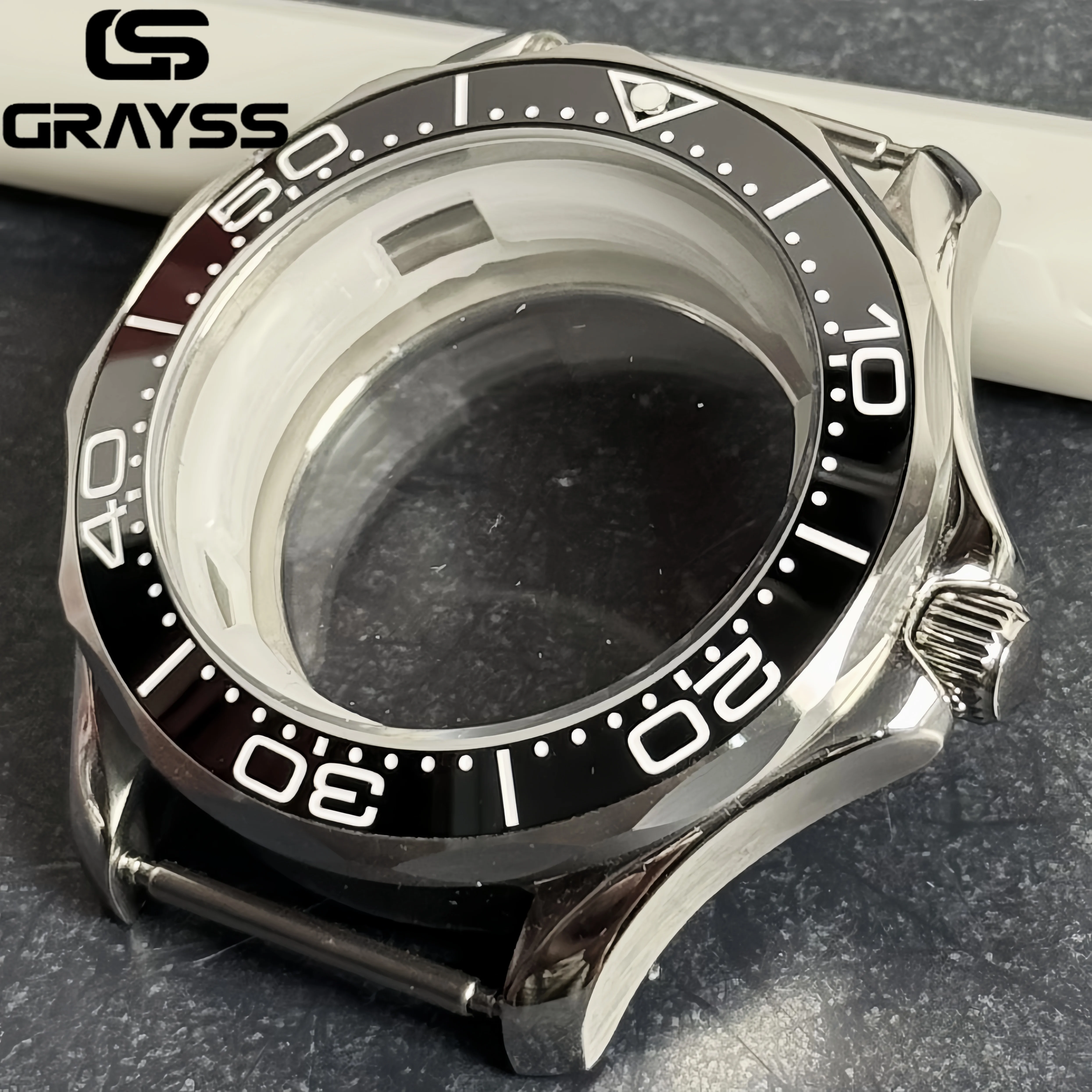 لفرس البحر 41 مللي متر حافظة ساعة من الفولاذ المقاوم للصدأ ST1612 ميوتا 8215 DG 2813 حركة أوتوماتيكية 10 متر ملحقات ساعة زرقاء مقاومة للماء