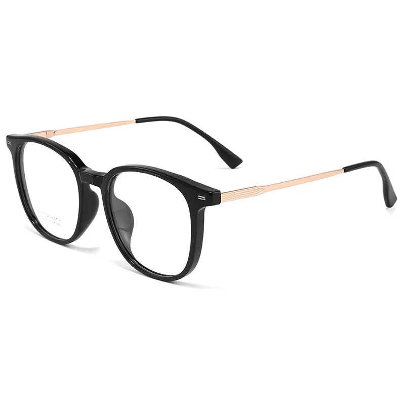 TR90 Tea-Colored Small Face Frame Brightening Vintage Optical Myopia Blue Light Glasses Women Optical Prescription Progressive