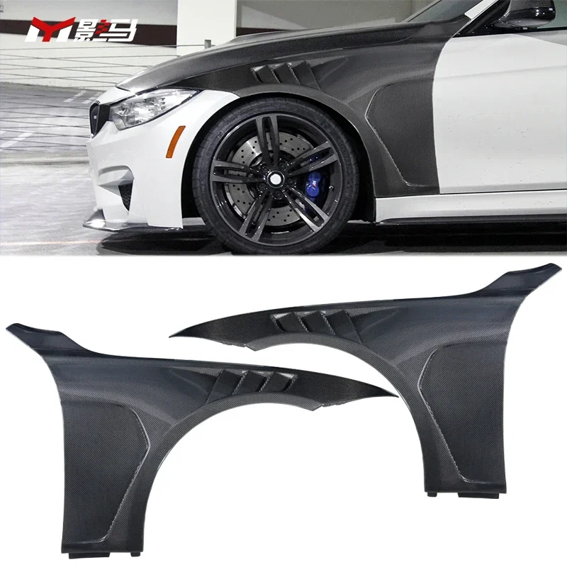 

High Quality Carbon Fiber Front Fender for Bmw 2012-2019 F80 M3 F82 M4 Carbon Fiber Front Vented Fender