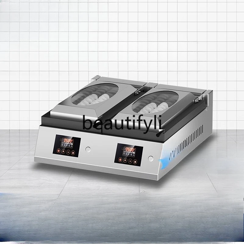 

Fully Automatic Dumpling Frying Machine Commercial Restaurant Electric Pancake Multifunctional Frying Pan Sticker Machine