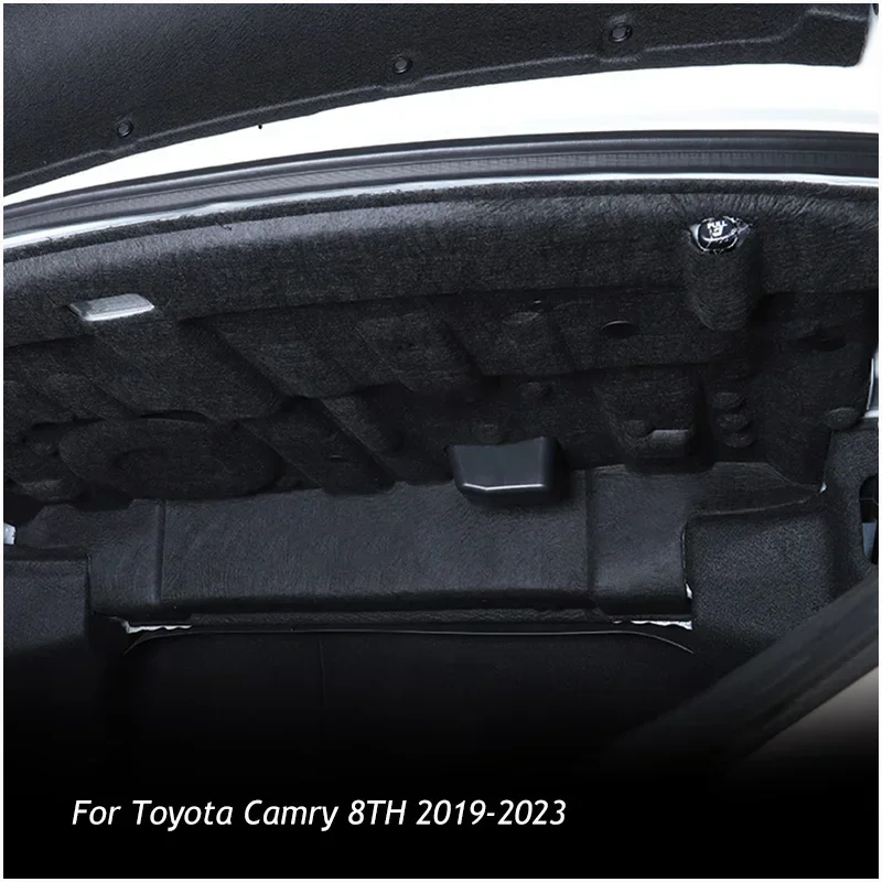 Car Trunk Insulation Cotton Soundproof Carpet Sticker Pad / Set for Toyota Camry 8th 2019-2023 Accessories