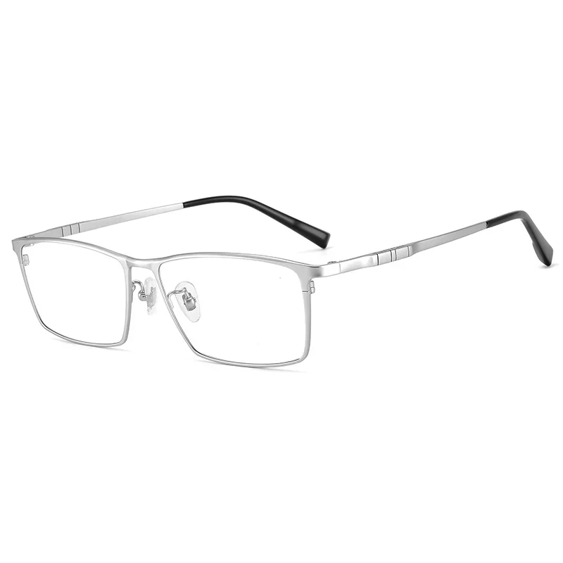 Titanium Progressive Full Rim Eyeglasses Big Face Men Suare Optical Prescription Custom Multifocal Myopia Hyperopia Male Eyewear