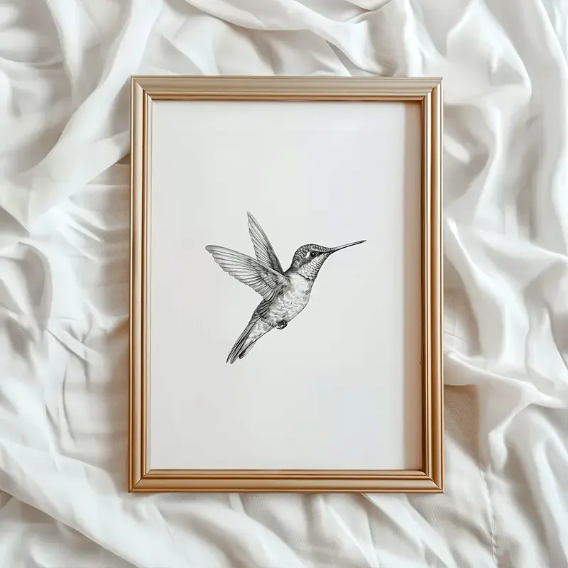 1 Stück Vintage Wandkunst Bauernhaus-Skizze Dekorative Malerei Schwarz-Weißer Vogel Neutrale Vintage-Kunstwerke Ungerahmt