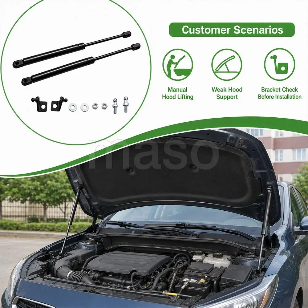 Car Front Hood Lift Support Strut Kit For Opel Astra Hatchback For Vauxhall Astra Sports Tourer For Holden Astra GTC and VXR