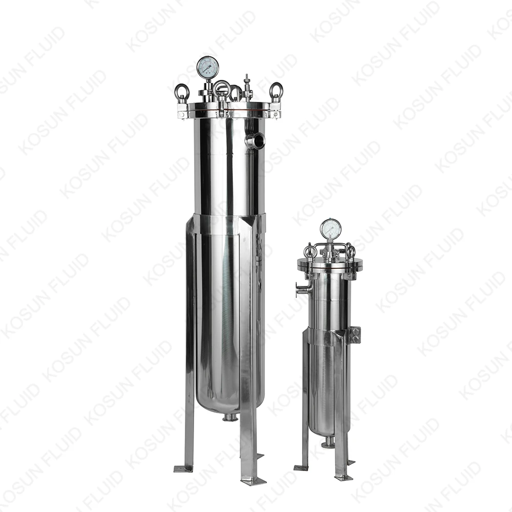 Stainless Steel Ss Inox Food Grade And Industrial Single And Multi Bag Filter Housing
