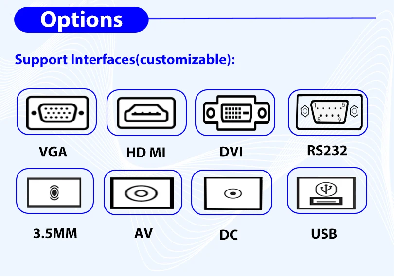 Wand halterung Outdoor-Touchscreen-Display 21,5 Zoll 10 Punkte kapazitiv atm Touchscreen LCD für Industrie