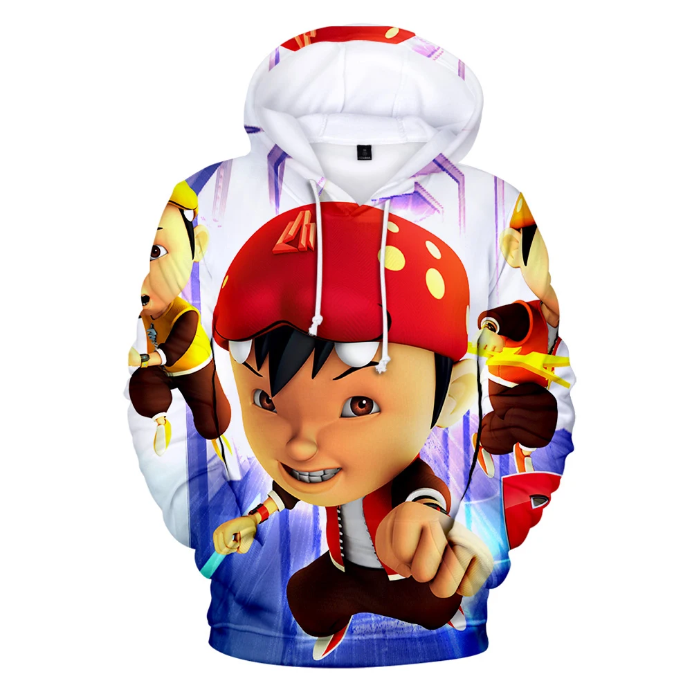 New Boys/girls Streetwear Boboibo Kids Clothes Children Hoodies BoBoiBoy Hoodie Sweatshirt Anime 3D Printed Hoodies Sweatshirt