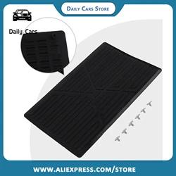 23x15cm Car Anti-skid Floor Pad PVC Pedal Plate Foot Heel Scuff Plate Universal Auto Cover Mat Non-slip Carpet Patch
