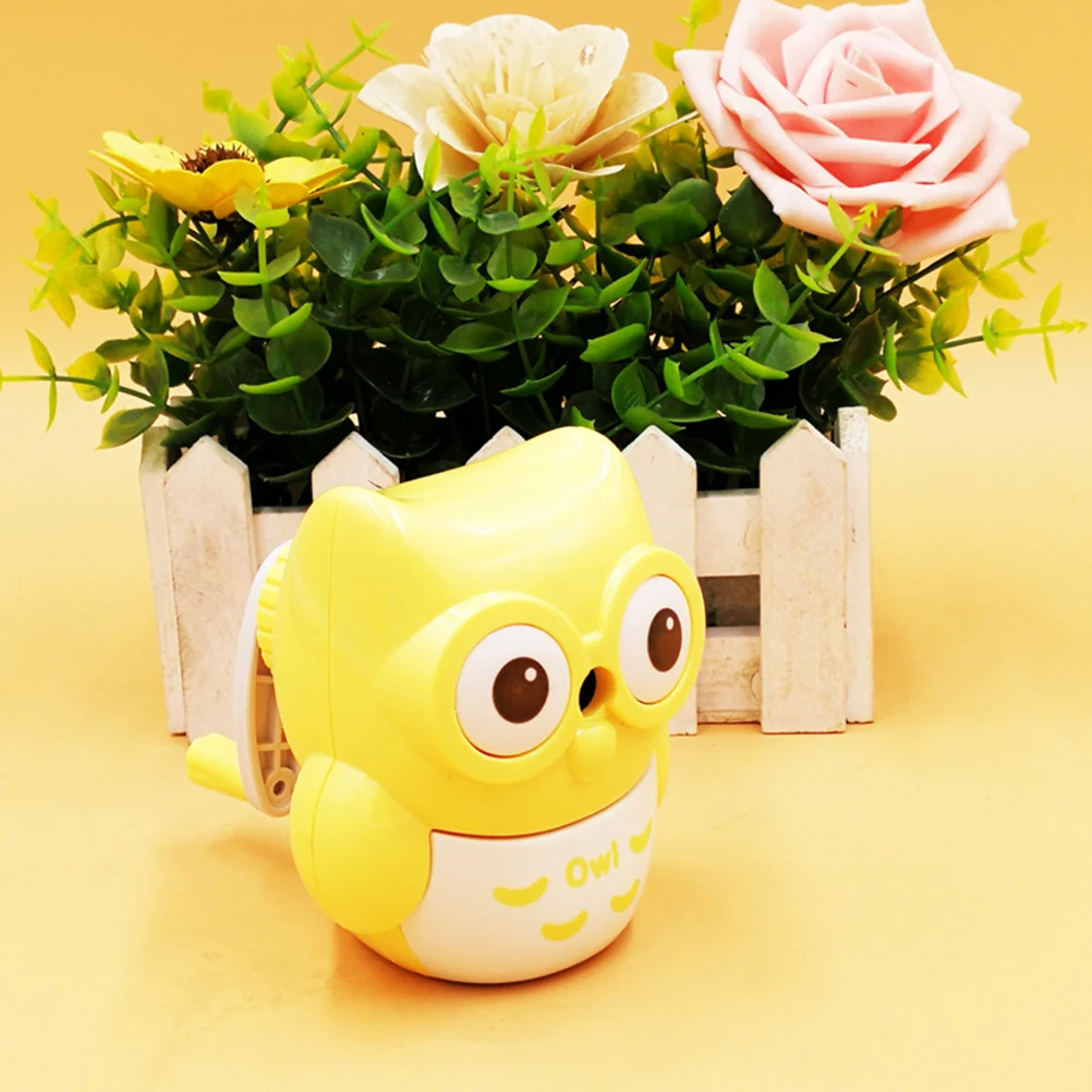 

1pcs Owl Cartoon Pencil Sharpener Bright Color Lightweight School Office Desk Use Best Gift For Students Back To School