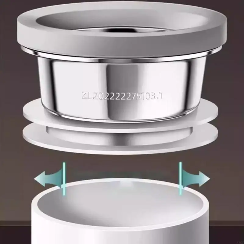 57QF Altos rendimientos anillos sello inodoro para conexión segura entre inodoro y piso sin diseños