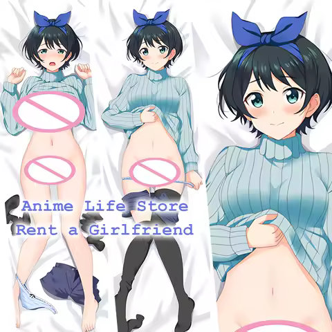 Rent a Girlfriend Sarashina Ruka Dakimakura Pillowcase Cushion Cover Hugging Body Pillow Case Anime Game Otaku Pillow Cover
